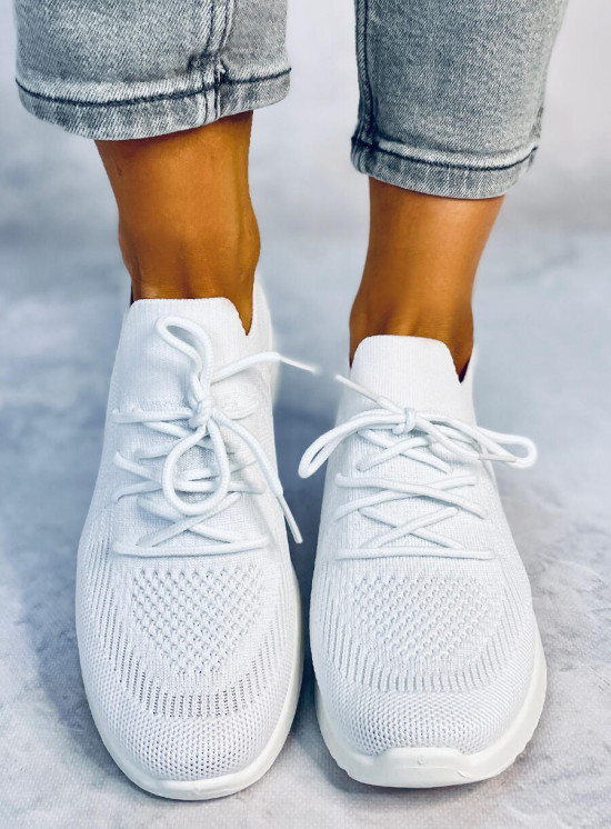Buty sportowe skarpetkowe WHITE