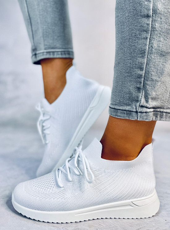 Buty sportowe skarpetkowe WHITE