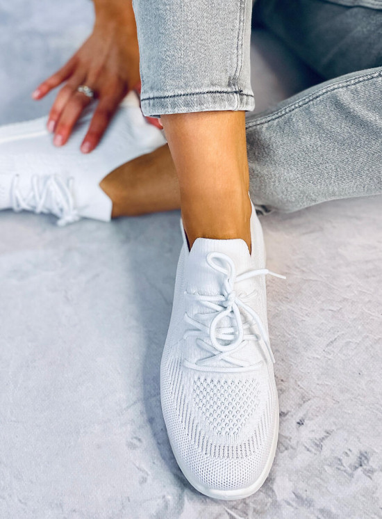 Buty sportowe skarpetkowe WHITE