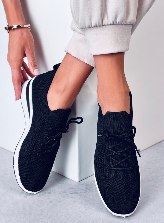 Buty sportowe na koturnie BLACK