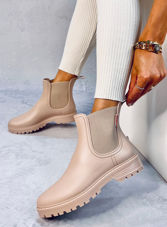 Kalosze sztyblety LULU BEIGE