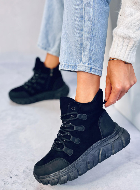 Buty sportowe ocieplane BECCA BLACK