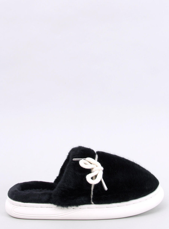 Kapcie futrzane LUNA BLACK