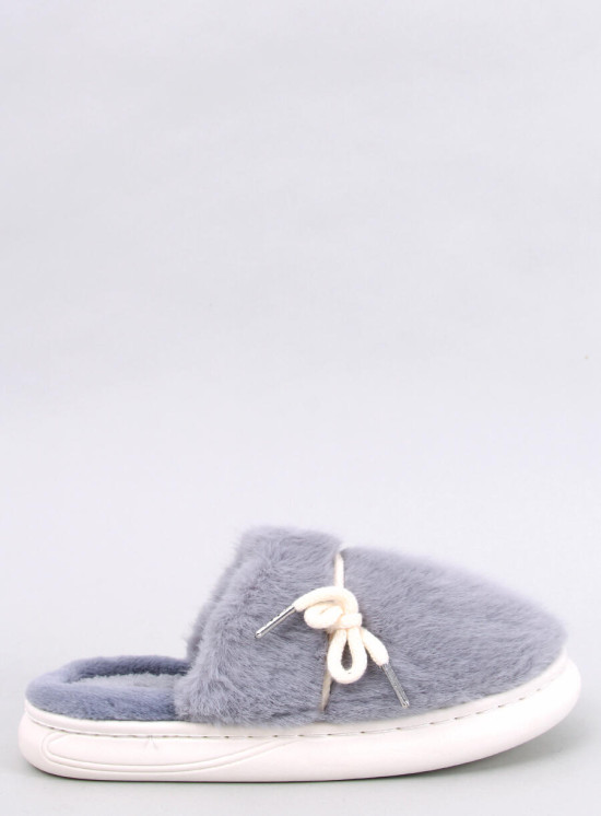 Kapcie futrzane LUNA GREY