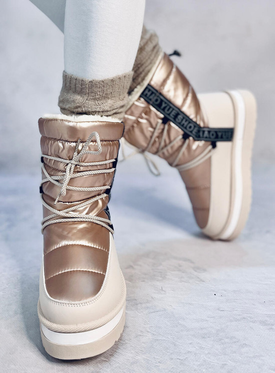 Śniegowce damskie ARCHIE BEIGE