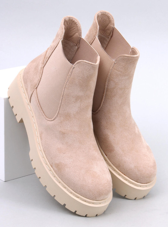 Sztyblety na platformie VILLES BEIGE