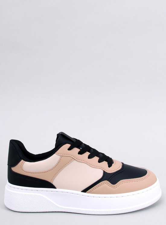Sneakersy damskie pandy beż/czarny