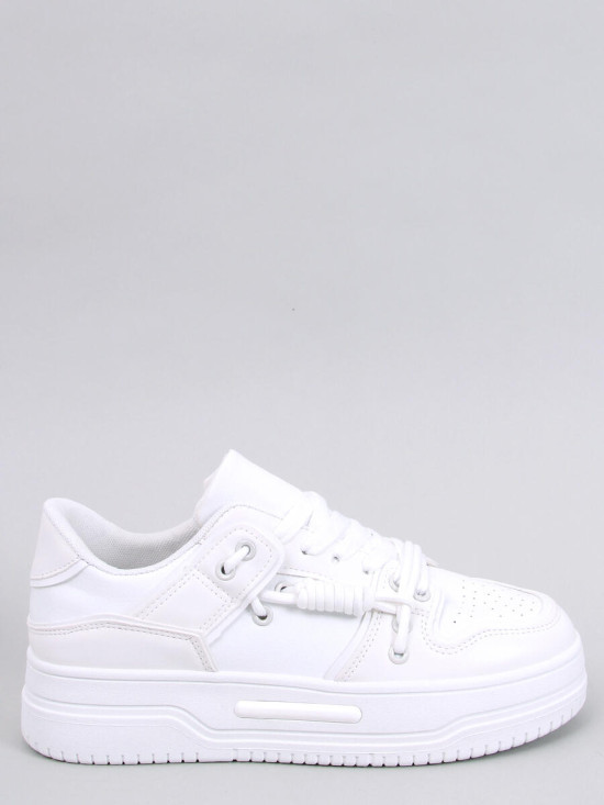 Sneakersy na wysokiej podeszwie WHITE