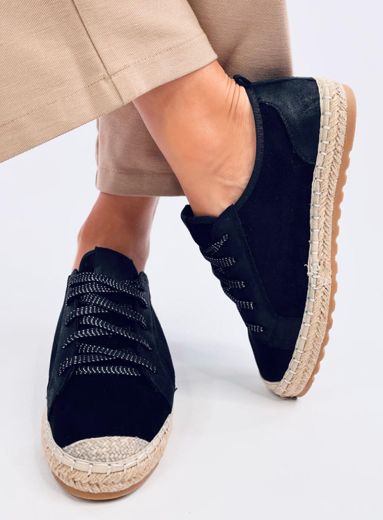 Trampki espadryle BLACK
