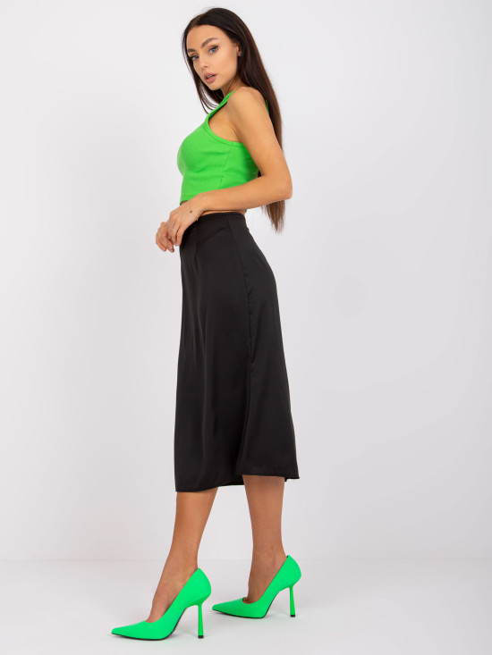 Elegancka czarna midi spódnica