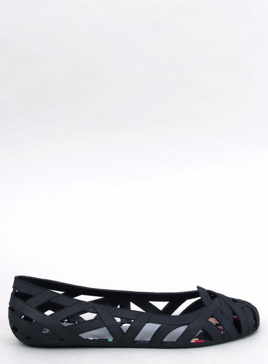 Baleriny meliski ażurowe CHASSA BLACK
