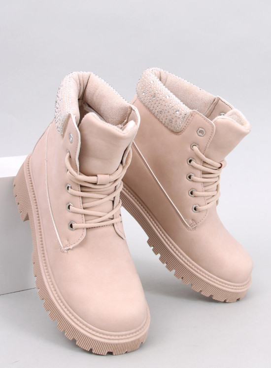 Traperki damskie ocieplane LIA BEIGE
