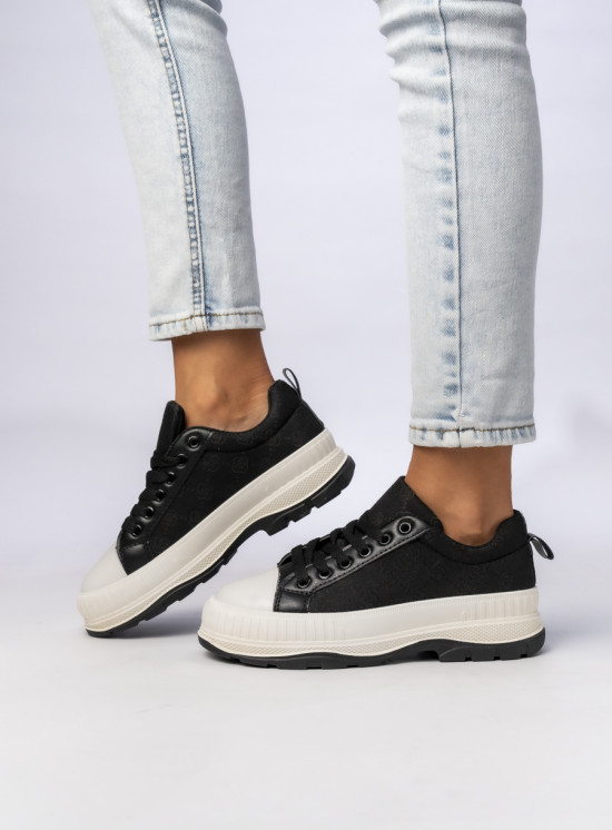 Damskie Sneakersy BLACK/WHITE