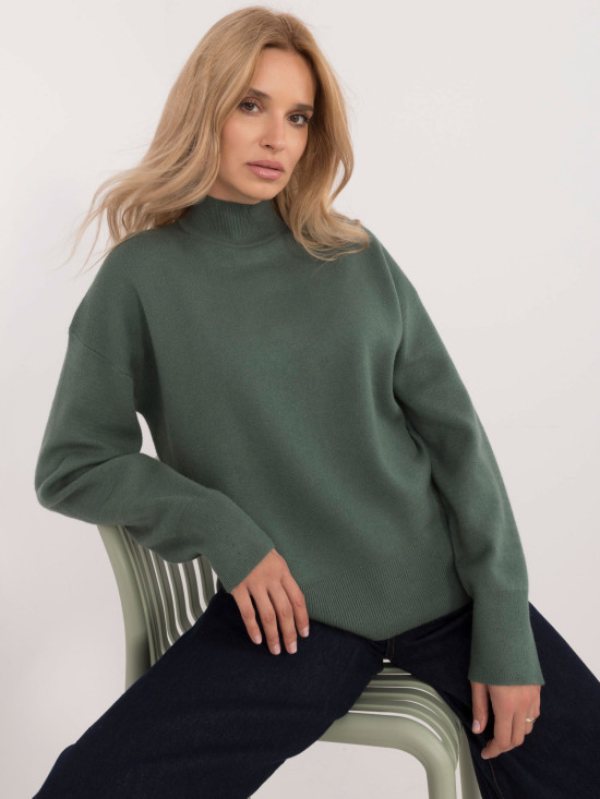 Elegancki sweter z długim rękawem