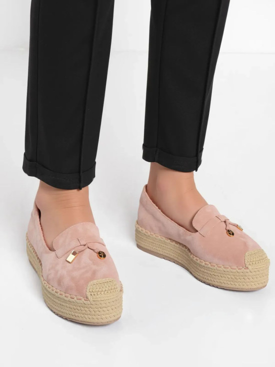 Damskie Espadryle LIVORA PINK