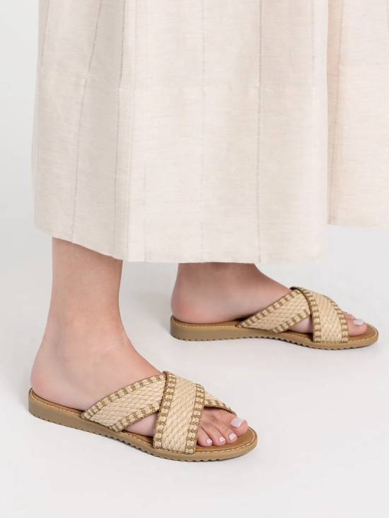 Damskie Sandały WAVE BEIGE