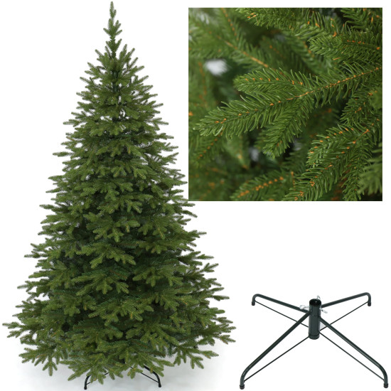 Choinka sztuczna Świerk Naturalny PE + PVC 220 cm