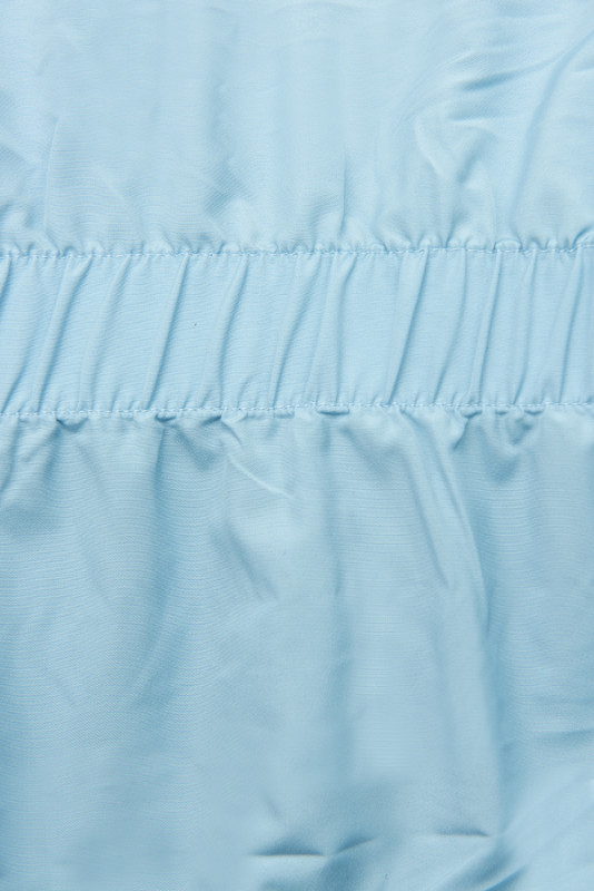 Dwustronna parka przejściowa babyblue/granatowa