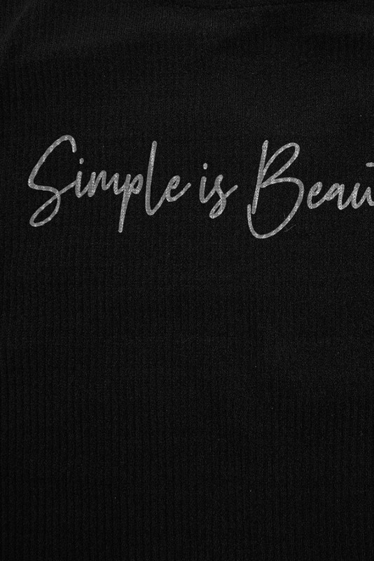 Czarna sukienka plus size SIMPLE IS BEAUTIFUL