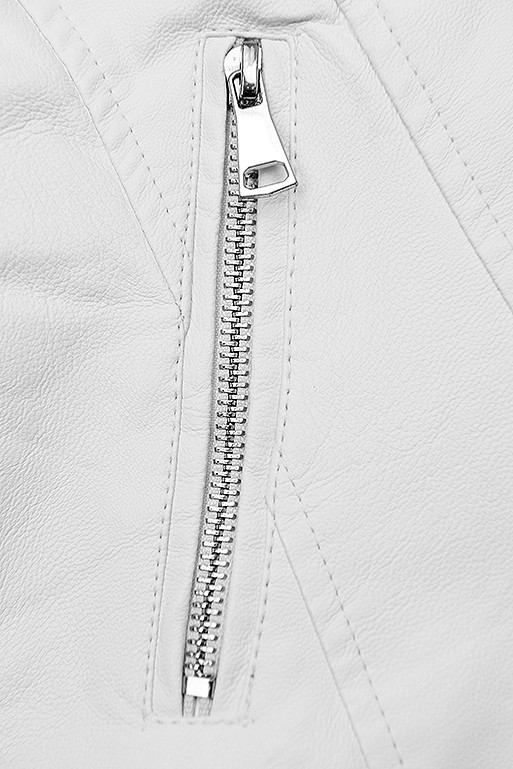 Biała motocyklowa ramoneska