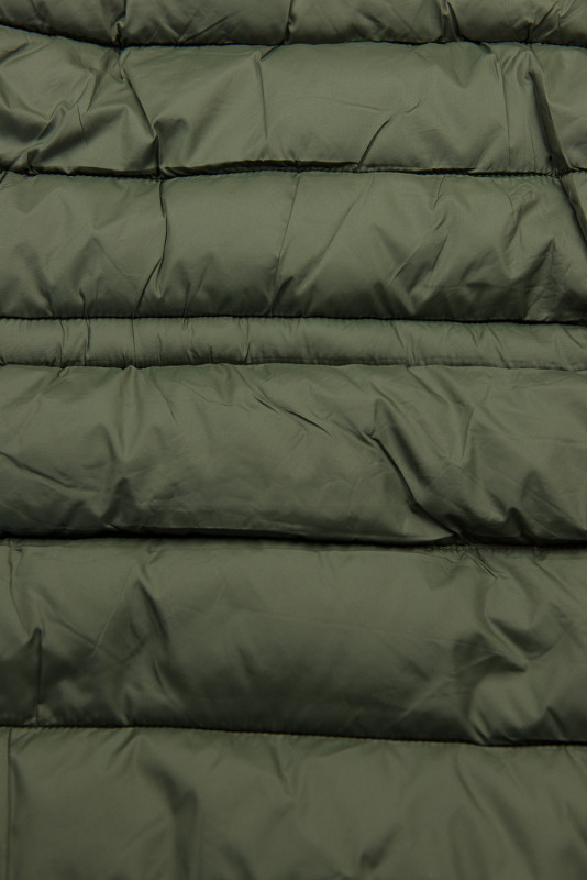 Khaki/zielona dwustronna zimowa parka