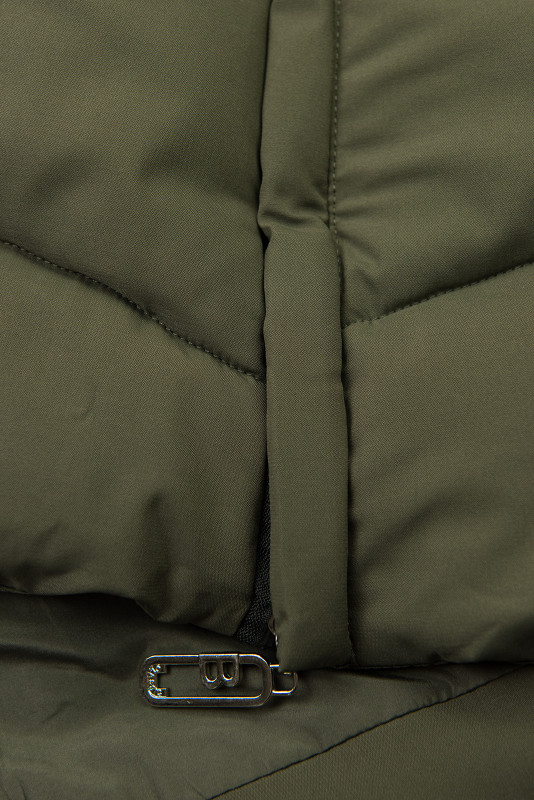 Zimowa kurtka z kapturem SNOW khaki