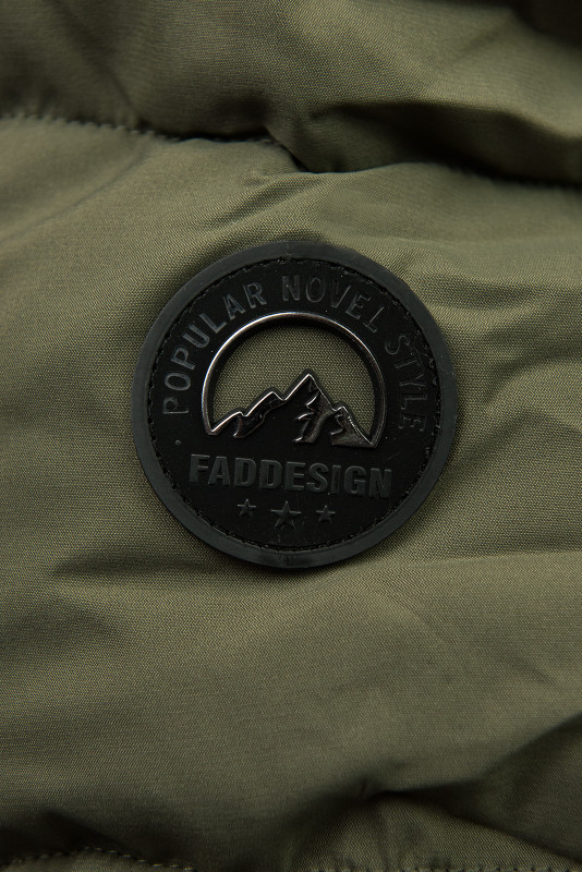 Zimowa kurtka z kapturem SNOW khaki
