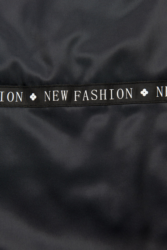 Granatowa parka FASHION