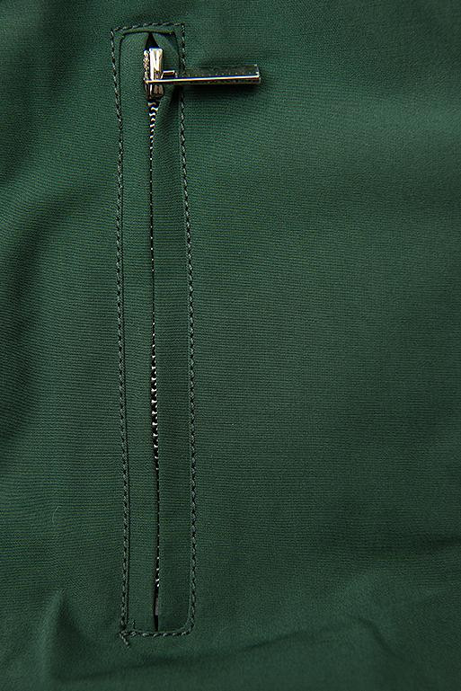 Ocieplana parka zielona/ecru