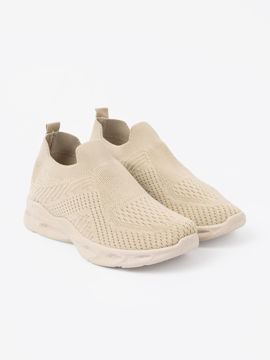 Beżowe sneakersy LIBERO