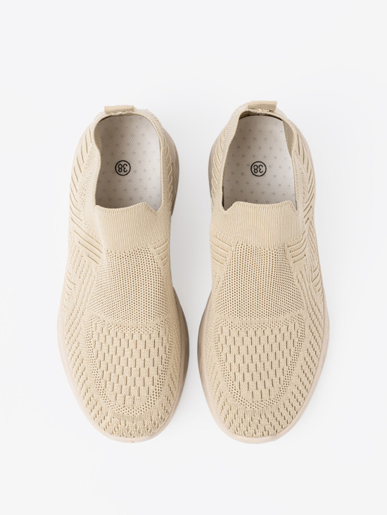 Beżowe sneakersy LIBERO