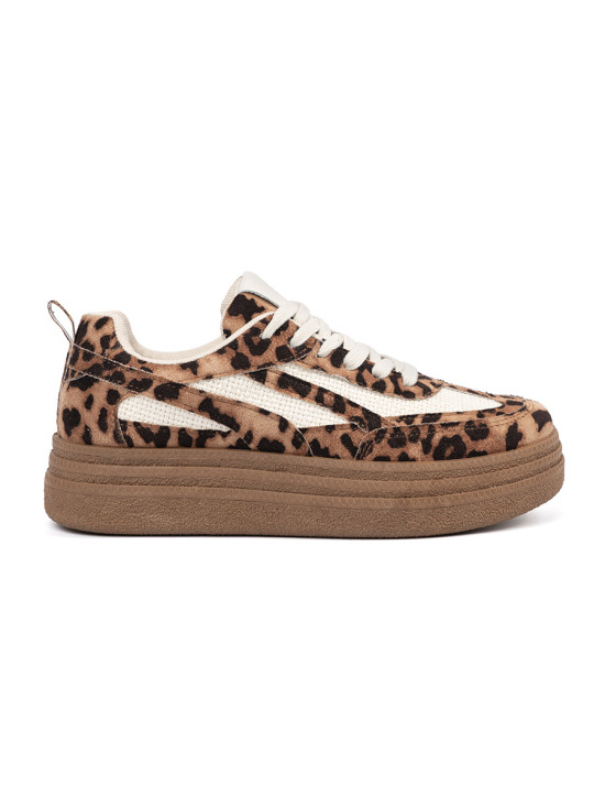 Damskie sneakersy w panterkę