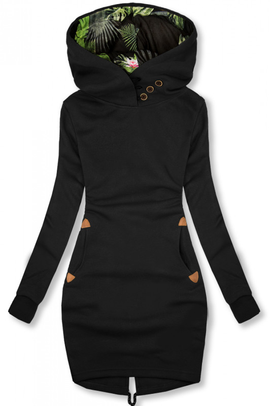 Czarna bluza w fasonie slim