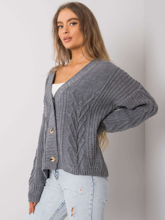Grafitowy oversize sweter OCH BELLA