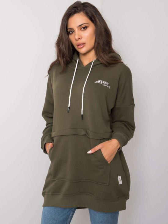 Khaki damska bluza kangurka