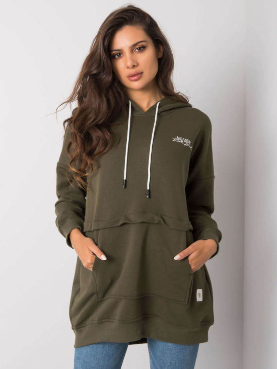 Khaki damska bluza kangurka