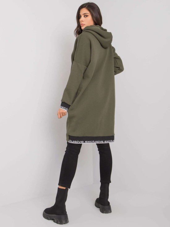 Khaki damska rozpinana bluza