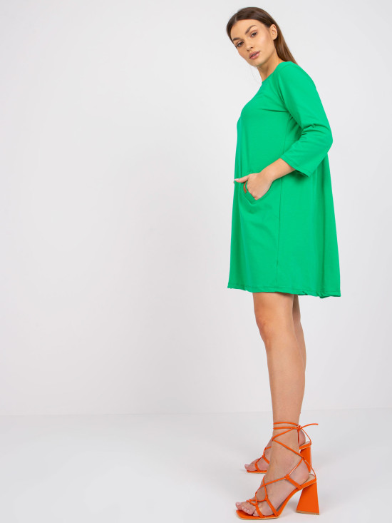 Oversize zielona sukienka