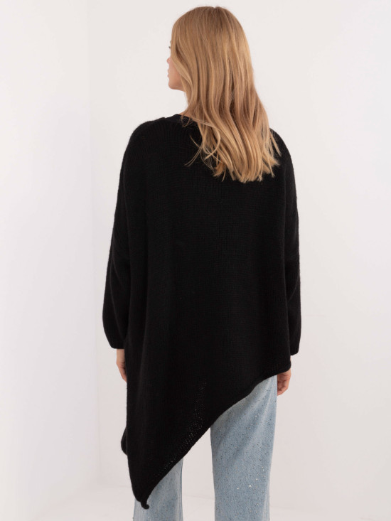 Elegancki czarny sweter