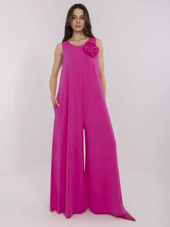 Elegancki fuksjowy kombinezon