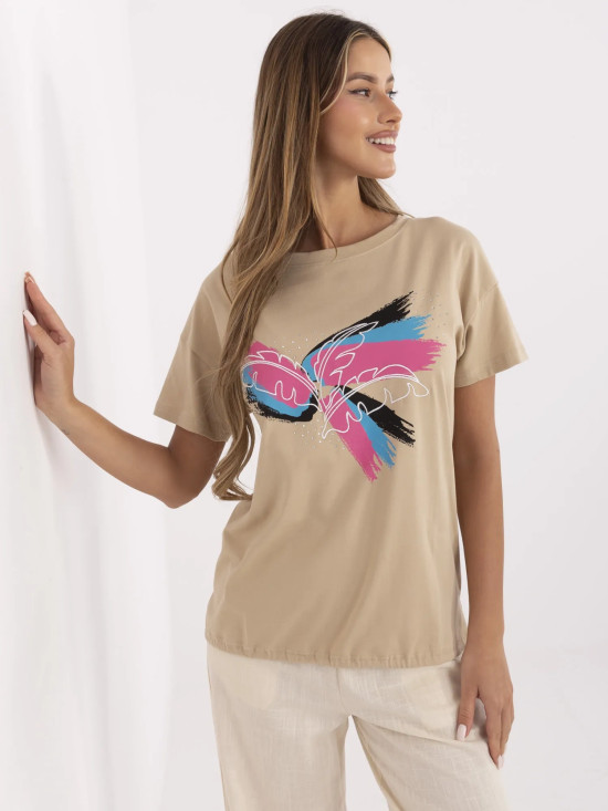 Stylowe T-shirt z aplikacją