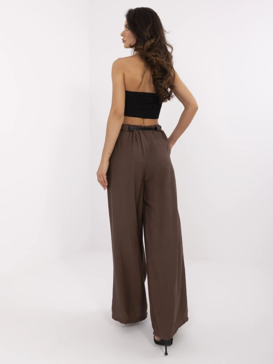 Brązowe palazzo spodnie