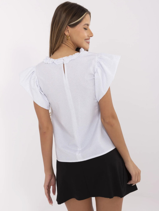 Elegancka bluzka w grochy