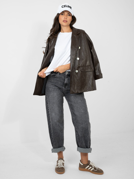 Biała bawełniana koszulka z krótkim rękawem