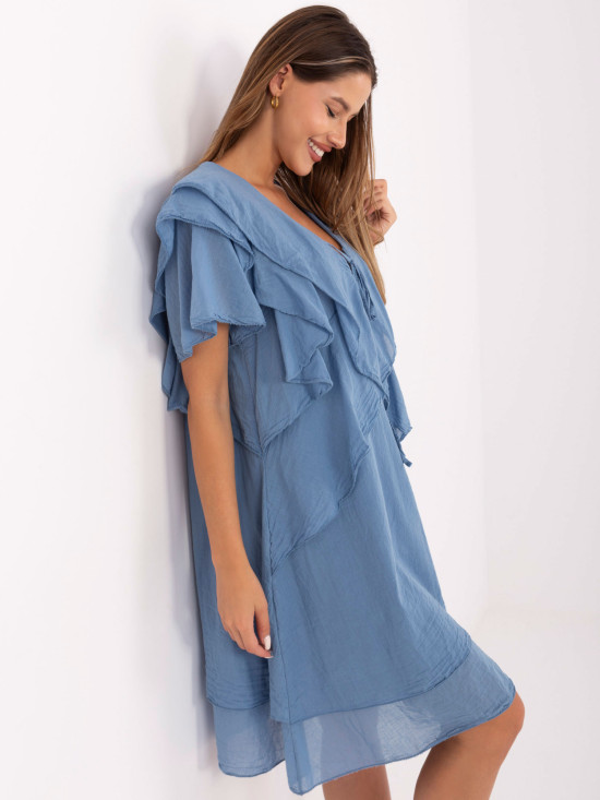 Oversize sukienka w ciemnoniebieskim kolorze