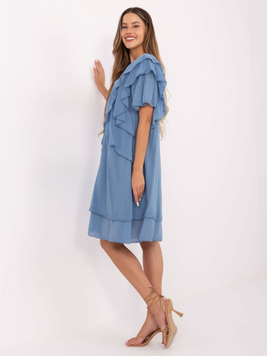 Oversize sukienka w ciemnoniebieskim kolorze