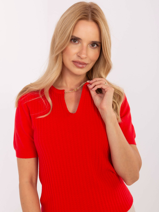 Sweter-PM-SW-PM-5053.39-czerwony