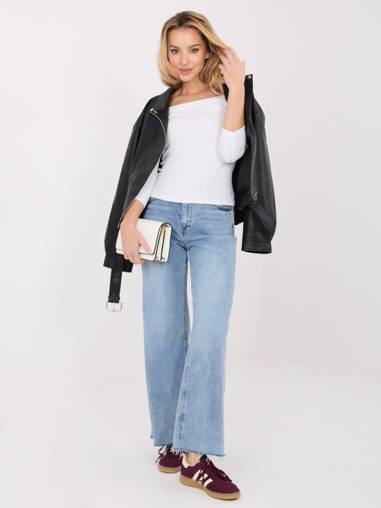 Biała bawełniana bluzka hiszpanka