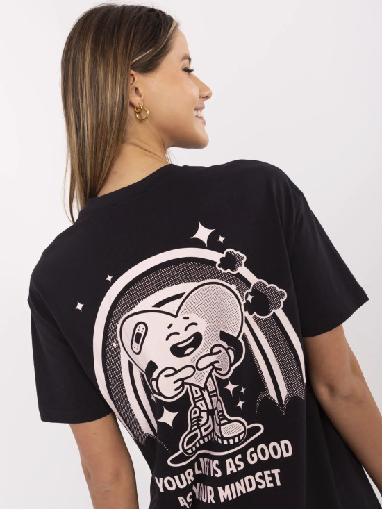 Stylowe szare t-shirt z nadrukiem