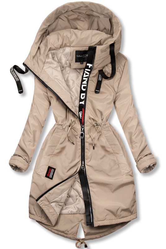 Cappuccino długi płaszcz/parka